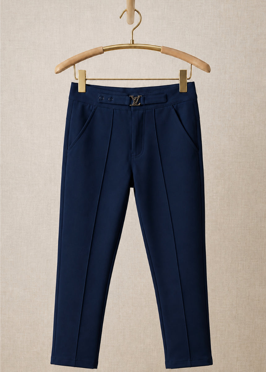 Pants for Men – Navy Blue Modern, Comfortable Style