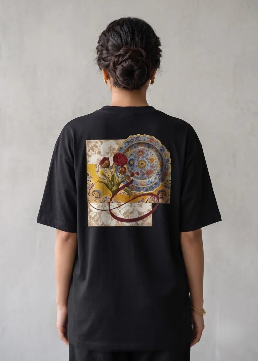 Minimalist Black Arabic Calligraphy Unisex T-Shirt – Premium Cotton
