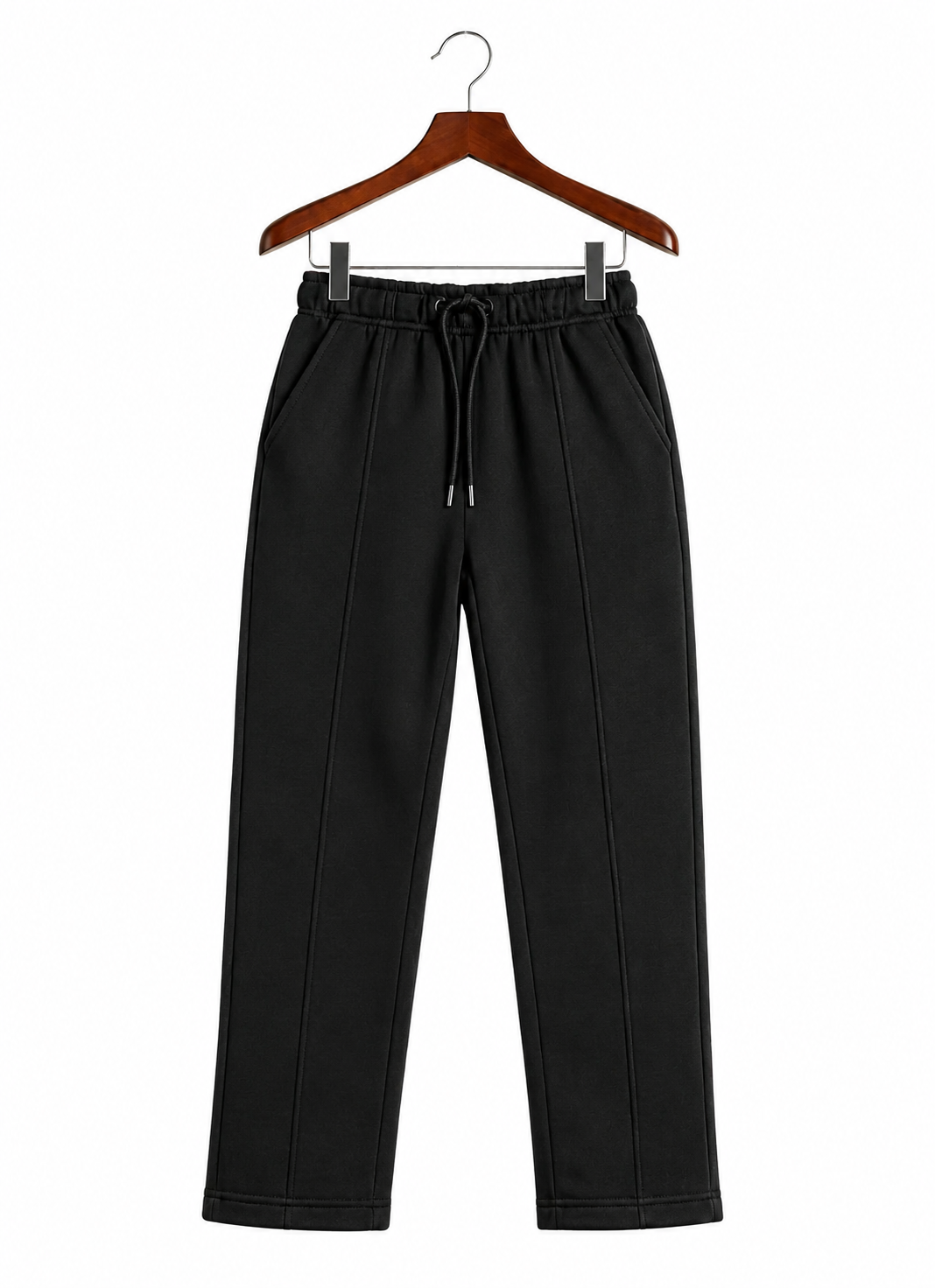 Loose Bottom Premium Unisex Trouser Cotton Black – Smart Comfort Fit