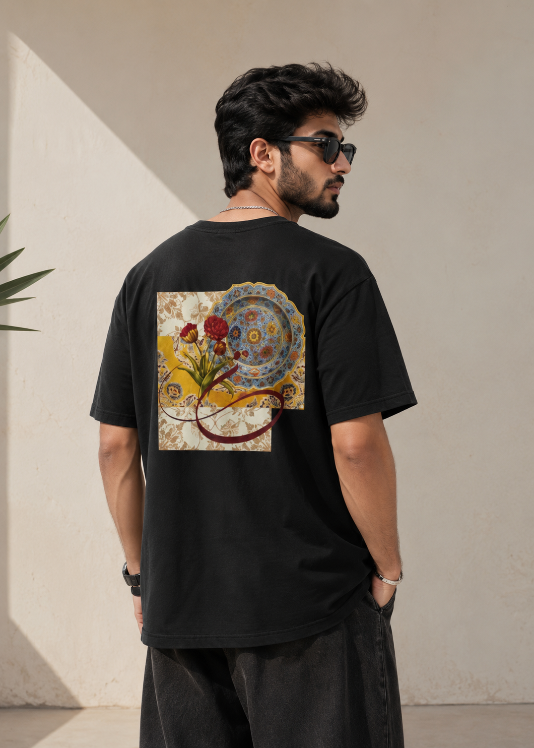 Minimalist Black Arabic Calligraphy Unisex T-Shirt – Premium Cotton