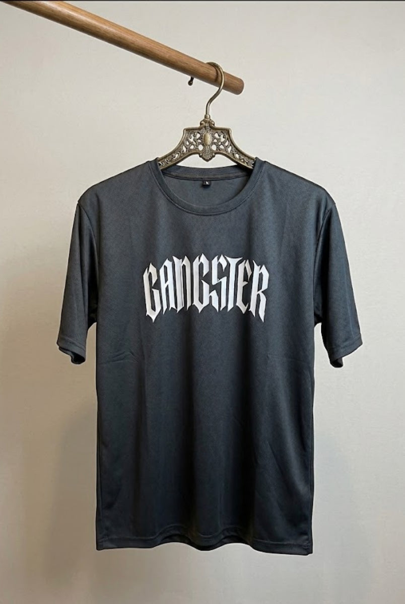 Gangster graphic t-shirt front view for men