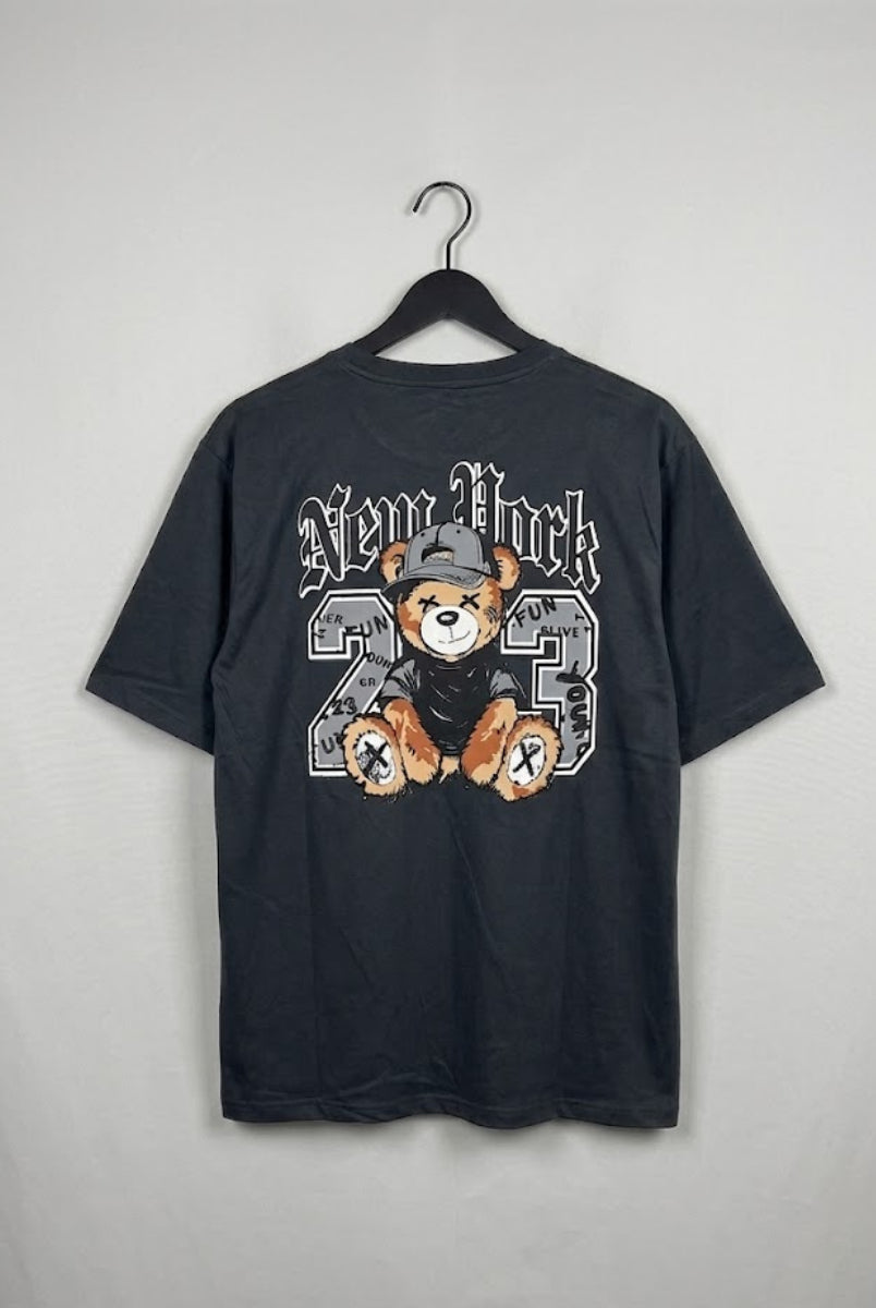 Gangster graphic t-shirt front view for men