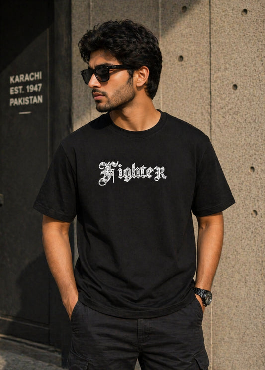 black streetwear t-shirt hanging minimal aesthetic display