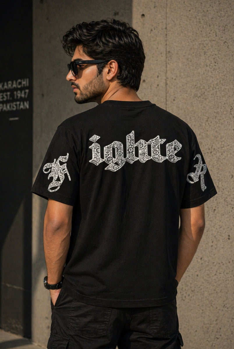 black streetwear t-shirt hanging minimal aesthetic display