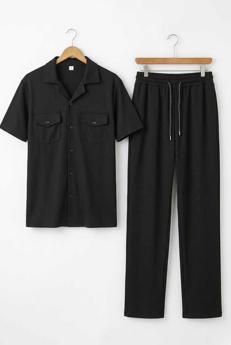 black-ribbed-coord-set-front-view-black.