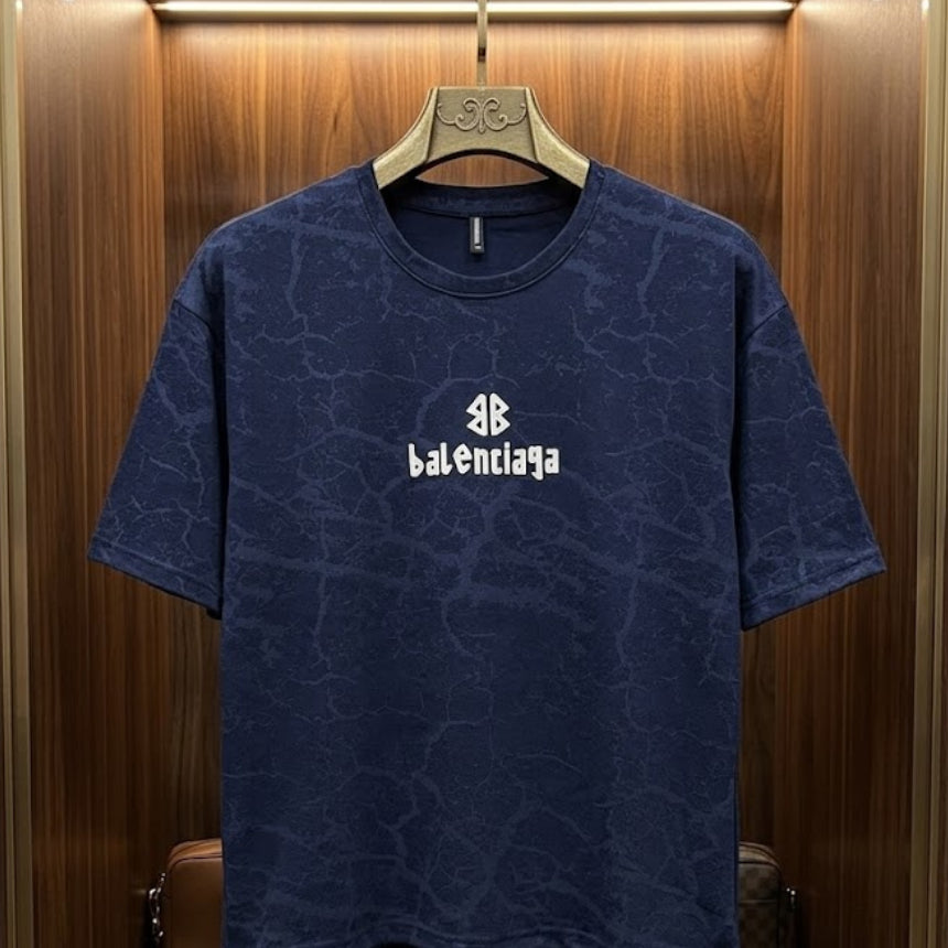 oversized cracked texture t-shirt premium casual wear