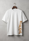 Japanese White Calligraphy Oversized Unisex T-Shirt | Premium Cotton