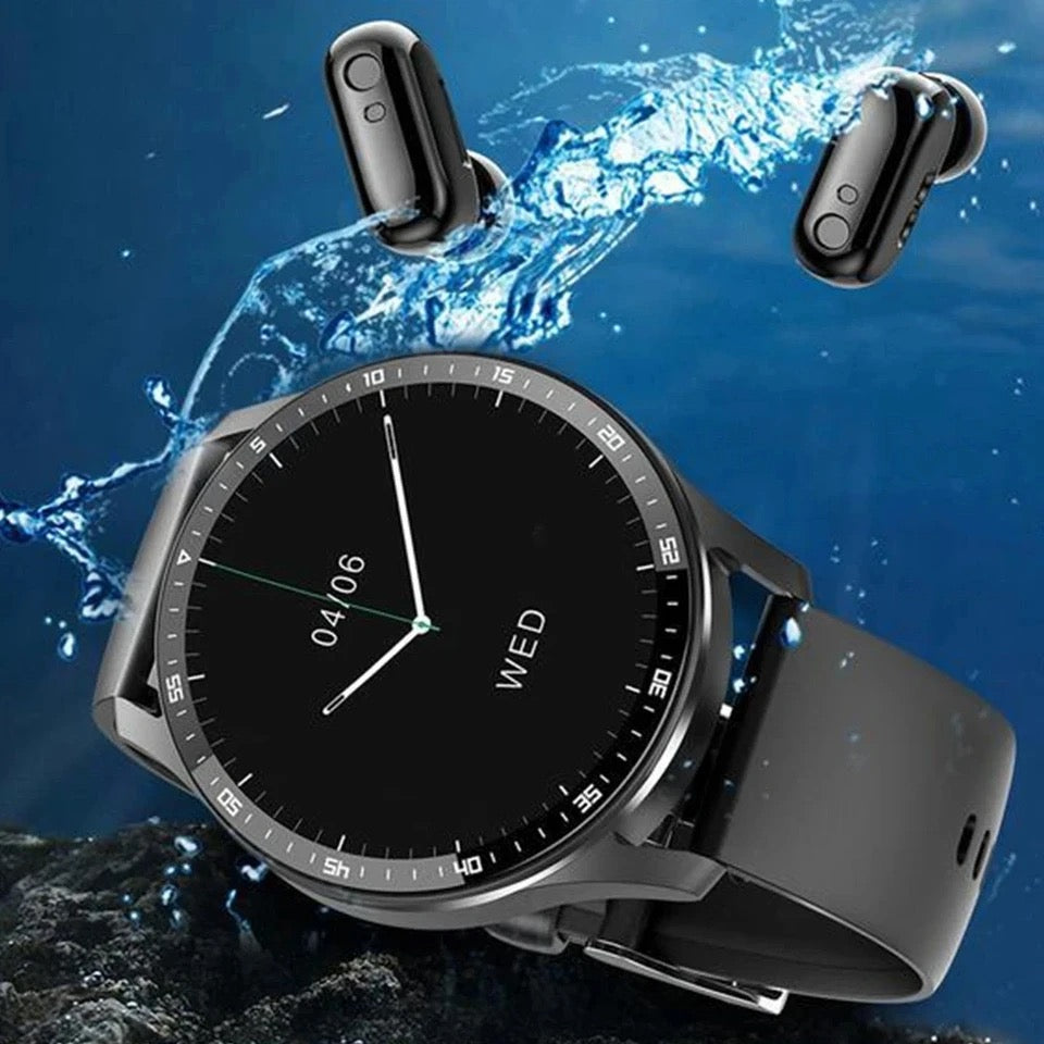 2 in 1 Smartwatch & Earbuds Combo – Fitness, Health & Style