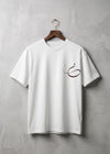 Minimalist White Arabic Calligraphy Unisex T-Shirt – Premium Cotton