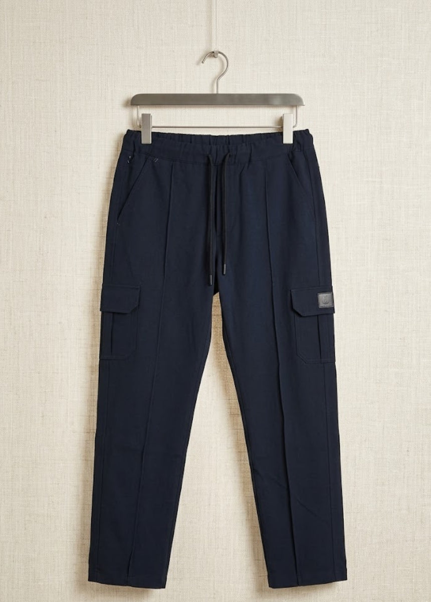 Men's Cargo Pants with Adjustable Drawstring Waist