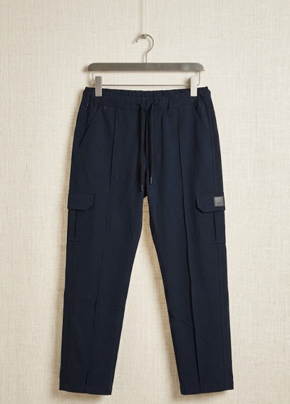 Men's Cargo Pants with Adjustable Drawstring Waist