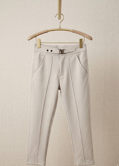 Pants for Men – Beige Modern, Comfortable Style