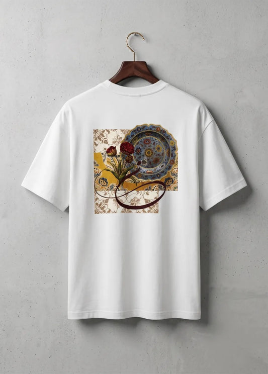 Minimalist White Arabic Calligraphy Unisex T-Shirt – Premium Cotton