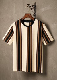 Men’s Striped T-Shirt – Soft Breathable Fit