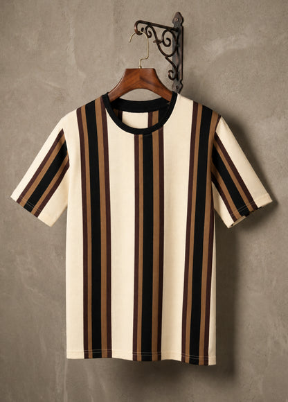 Men’s Striped T-Shirt – Soft Breathable Fit