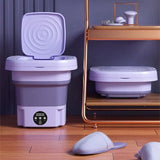 Portable Folding Washing Machine – Perfect forHome Dorms, Travel, and Delicates