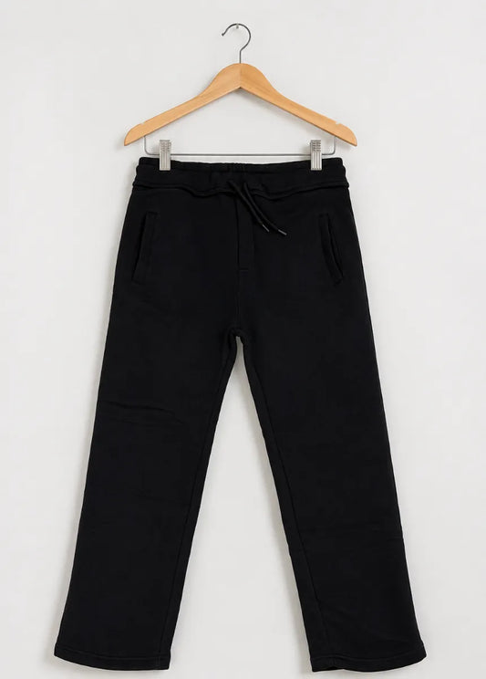 Men's Black Fleece Jogger Pants – All-Day Comfort