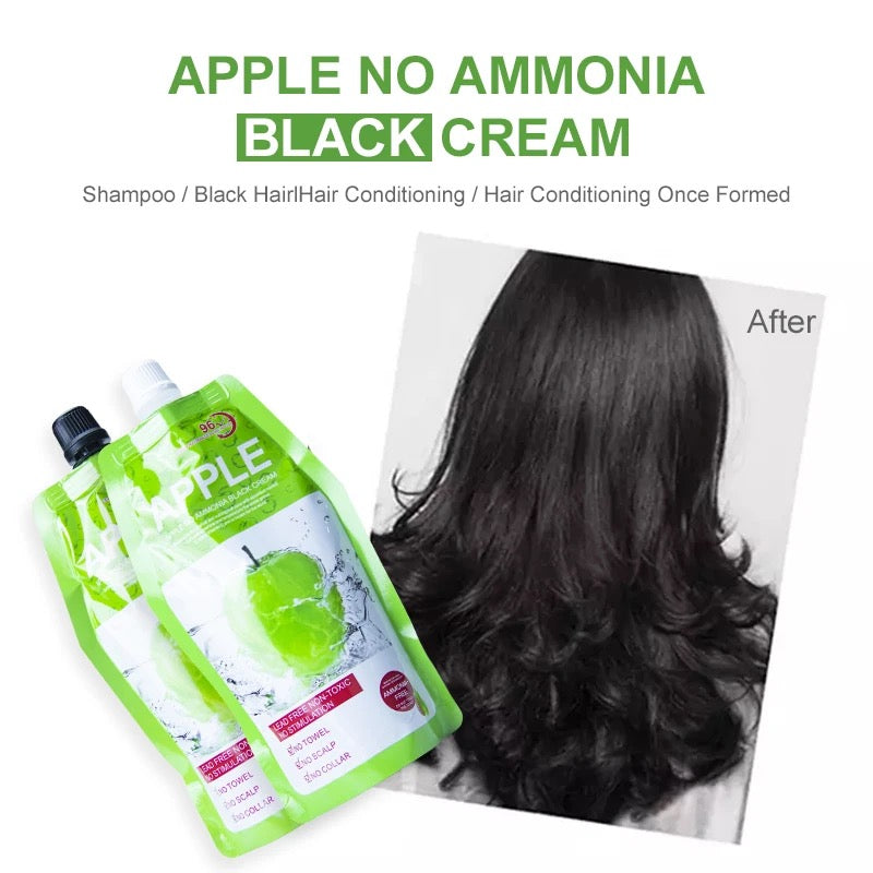 Natural 500ml Apple Hair Color Cream Ammonia Free 100%