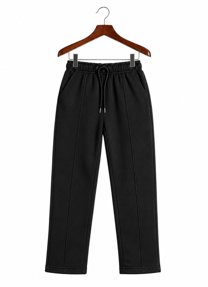 Loose Bottom Premium Unisex Trouser Cotton Black – Smart Comfort Fit