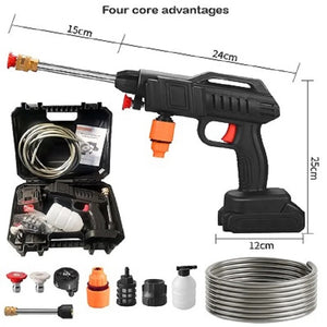 Rechargeable Wireless High-Pressure Wash Gun – Perfect for Cars & Gardening