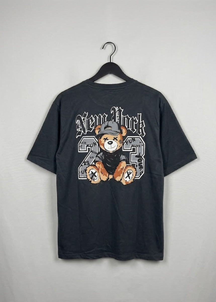 Gangster graphic t-shirt front view for men