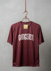 Gangster graphic t-shirt front view for men