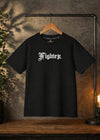 black streetwear t-shirt hanging minimal aesthetic display