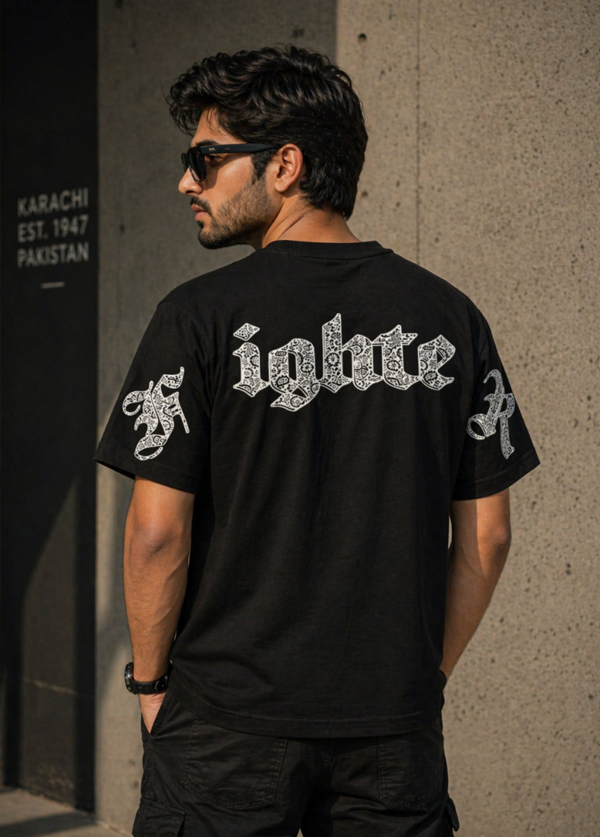 black streetwear t-shirt hanging minimal aesthetic display