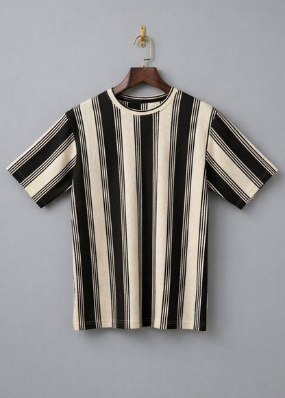 Men’s Striped T-Shirt – Soft Breathable Fit