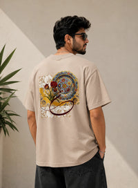 Unisex oversized graphic T-shirt with premium matching trouser co-ord set