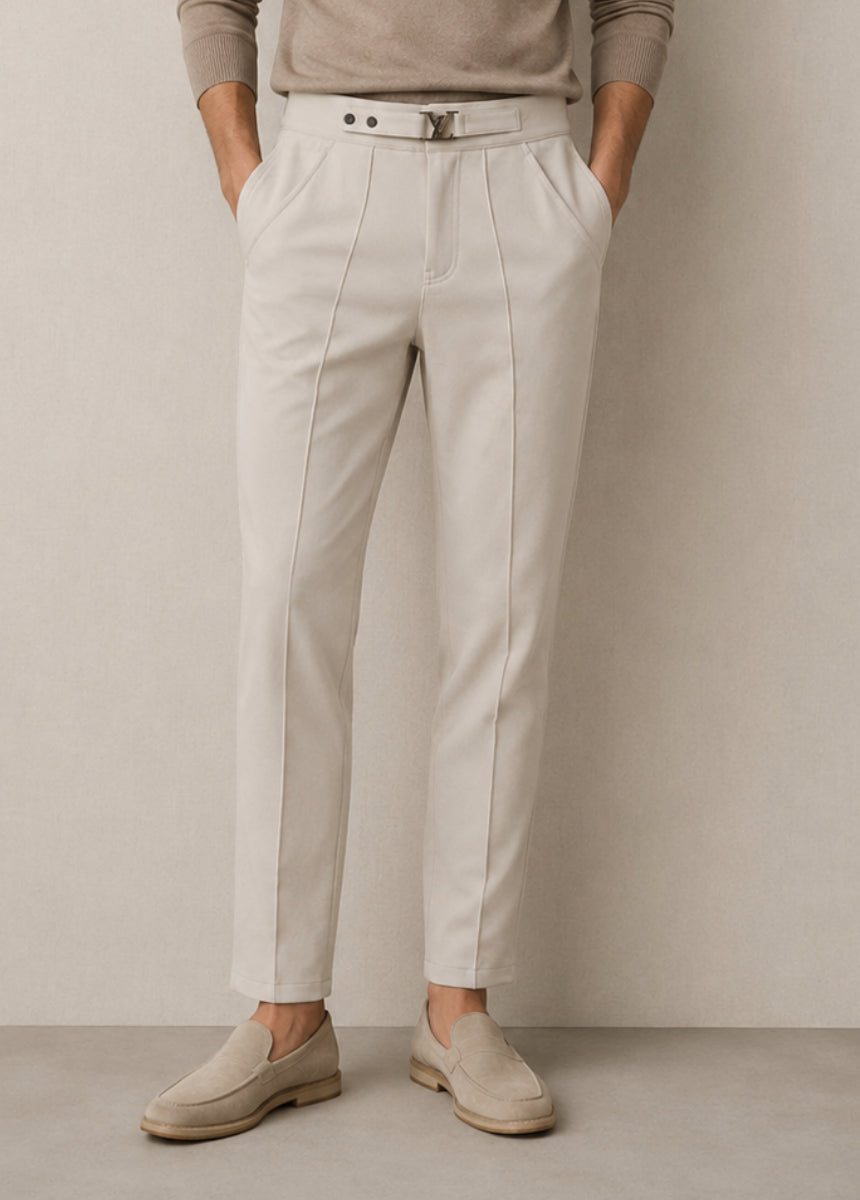 Pants for Men – Beige Modern, Comfortable Style