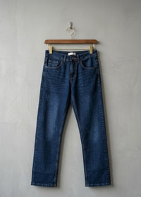 Zyvor-Classic-Blue-Denim-Jeans-Front-View-Blue.