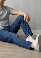 Zyvor-Classic-Blue-Denim-Jeans-Front-View-Blue.
