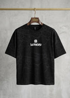 oversized cracked texture t-shirt premium casual wear