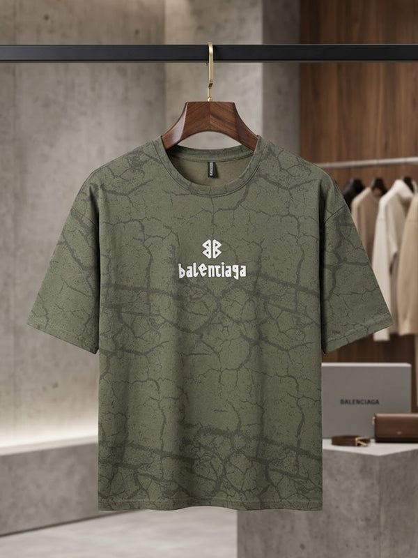 Cracked Texture Oversized T-Shirt – Premium Streetwear