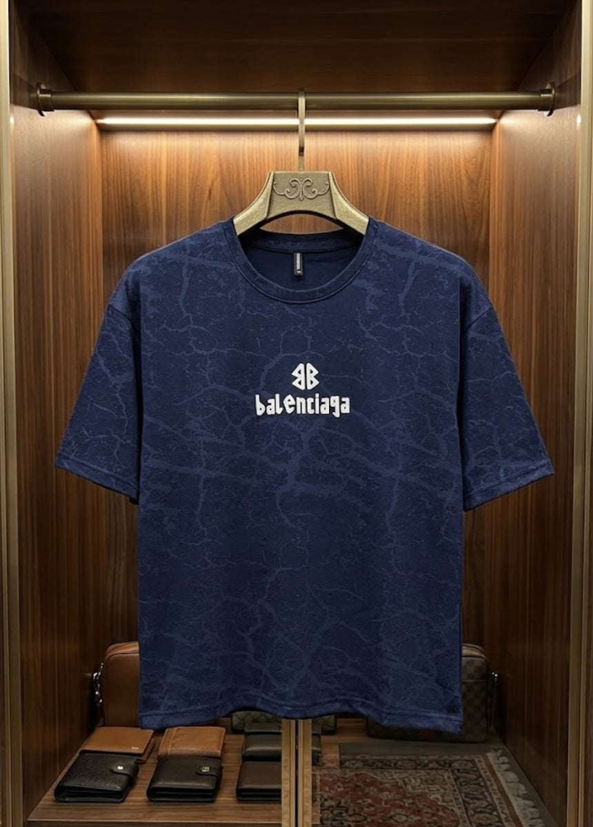 oversized cracked texture t-shirt premium casual wear
