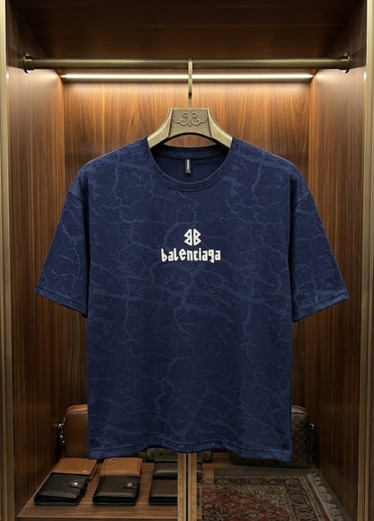 oversized cracked texture t-shirt premium casual wear