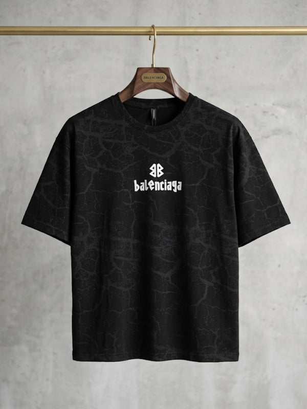 Cracked Texture Oversized T-Shirt – Premium Streetwear