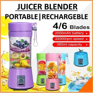 ORIGINAL Portable Mini Personal Small Electric Juice Mixer Blender Machine